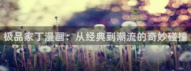 免费腐漫画网址：极品家丁漫画：从经典到潮流的奇妙碰撞